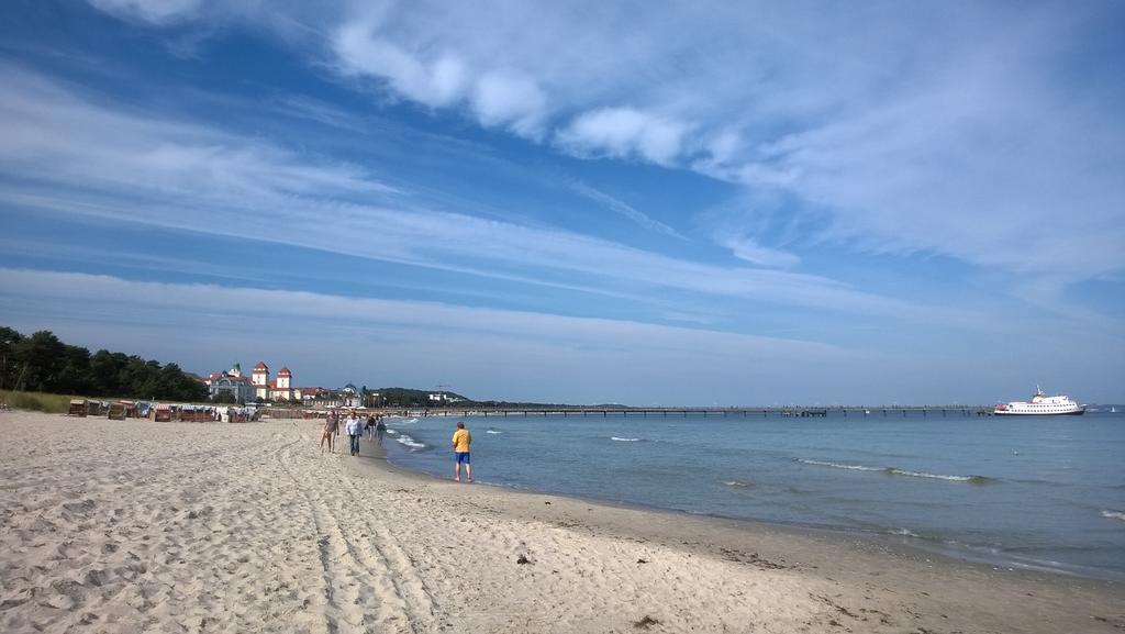 Ruhige Fewo Mit Strandkorb, Villa Stranddistel, Binz Ngoại thất bức ảnh